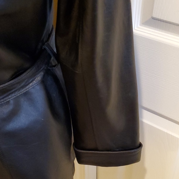 BLACK WILSON LEATHER JACKET, SIZE M, NEW - Picture 8 of 16